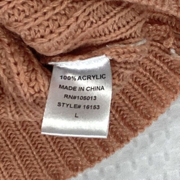 Andree By Unit Color Block Sweater Striped Super Soft Sz L Balloon Sleeves NWT - Picture 15 of 16